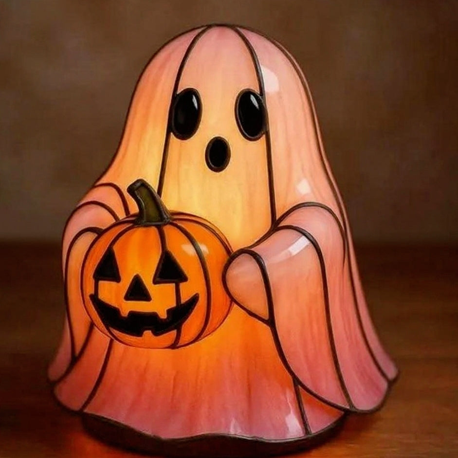 Cute Ghost Reading Book Lamp