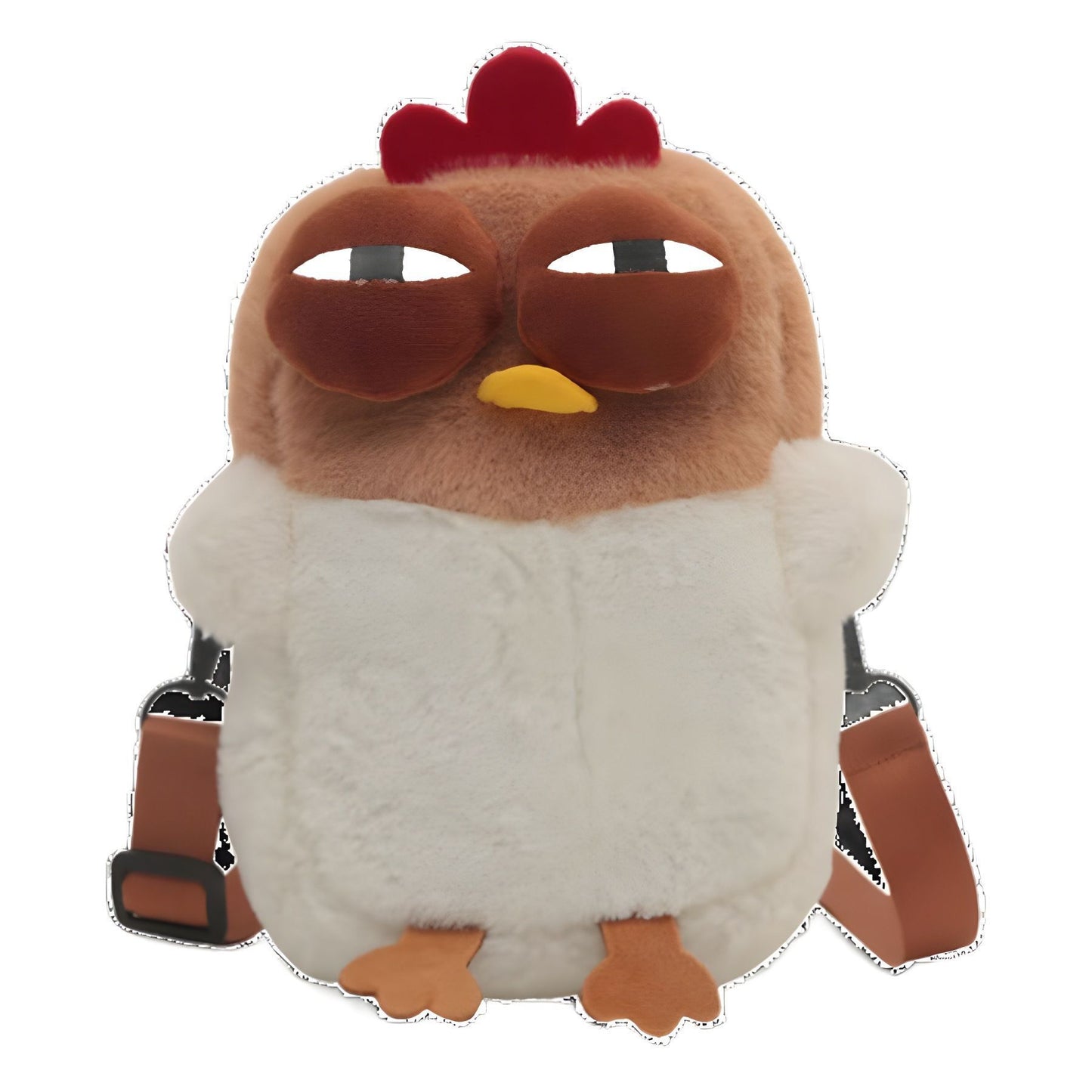 Gugu Chicken the Internet Famous Cartoon Plush Backpack