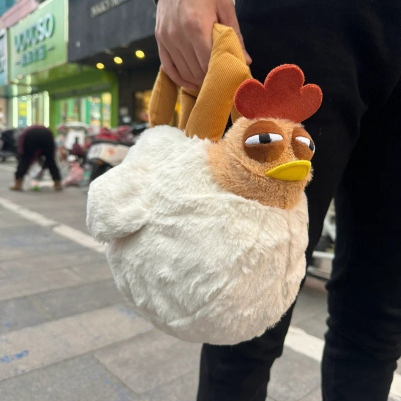 Gugu Chicken the Internet Famous Cartoon Plush Backpack