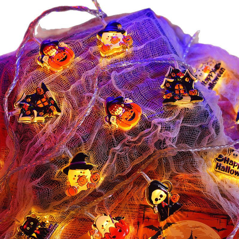 Halloween LED Pumpkin String Lights, Multicolored Lights Decorations