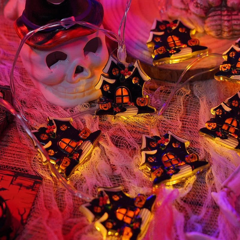 Halloween LED Pumpkin String Lights, Multicolored Lights Decorations