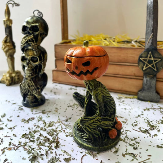 Halloween Pumpkin candle Holder