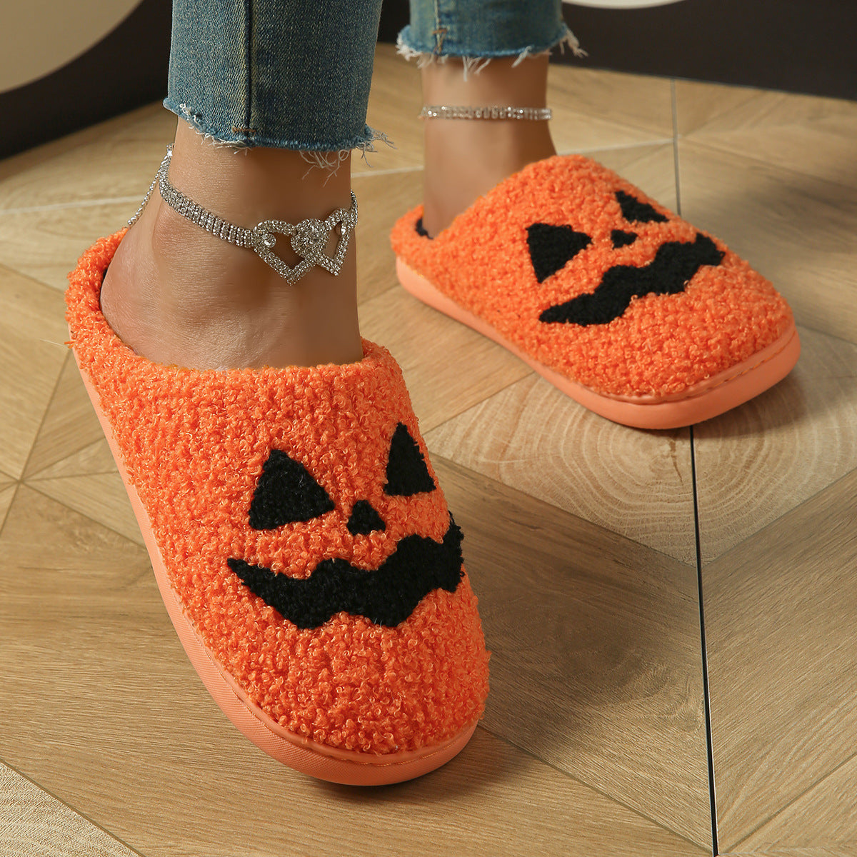 cartoon-themed house slippers