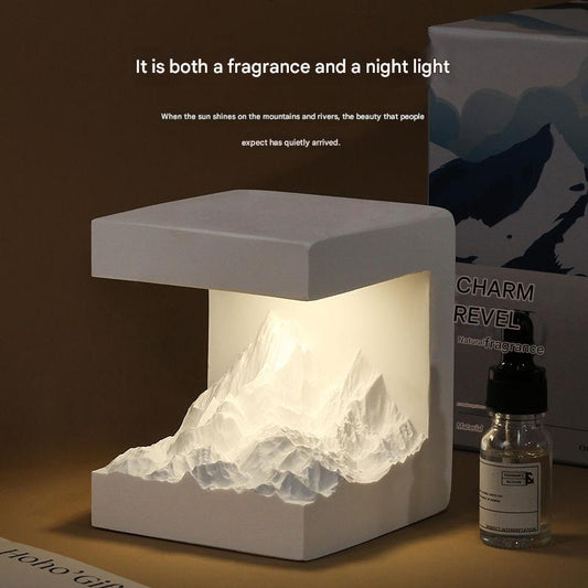 Snow Mountain Aromatherapy Ornaments Aromatherapy / Aroma diffuser stone ornaments / Decorative lights. Ideal as high-end and creative gifts for girls on wedding/birthday/graduation/ housewarming/ party