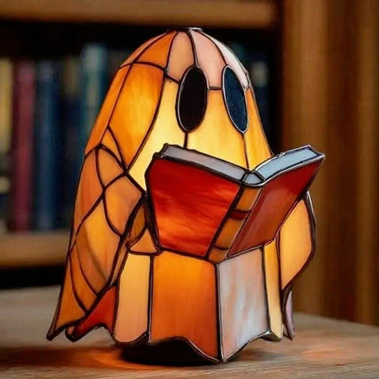 Cute Ghost Reading Book Lamp