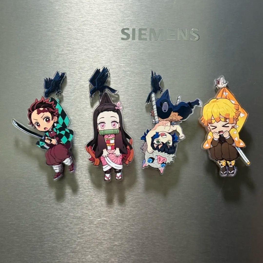 Demon Slayer Acrylic Rotating Fridge Magnet