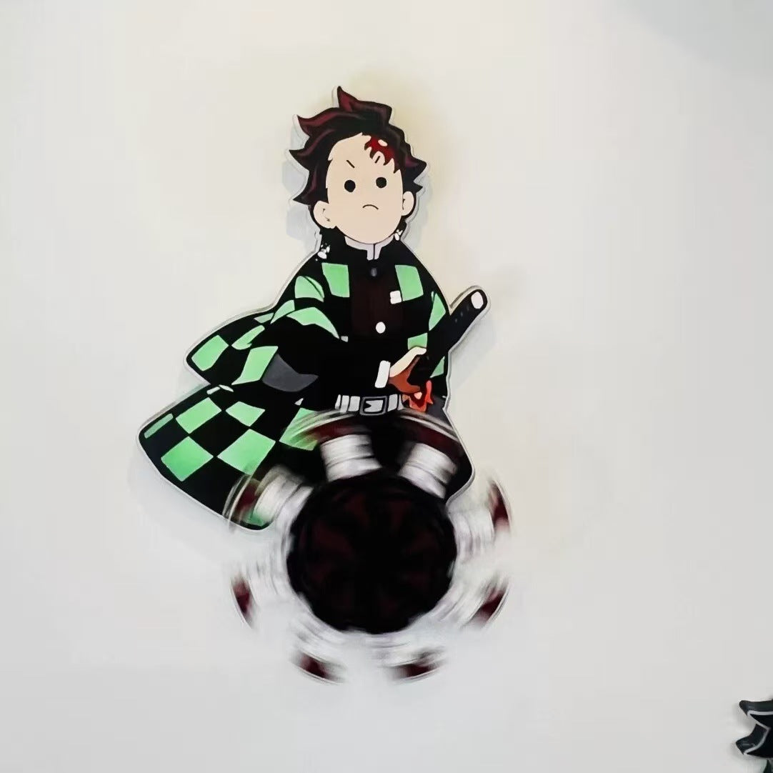 Demon Slayer: Tanjiro & Giyu Acrylic Rotating Fridge Magnet