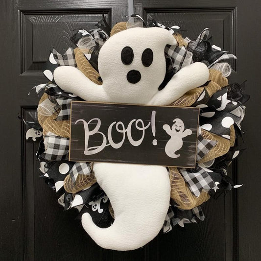 Ghost Doorplate Decoration Sign/Halloween Decor