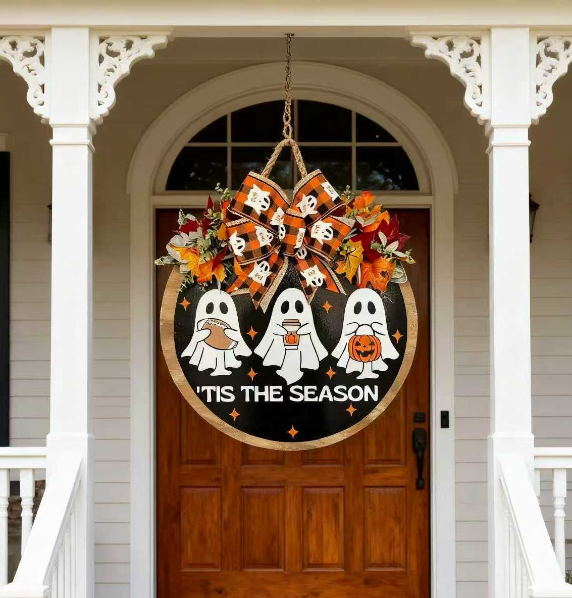 Ghost Doorplate Decoration Sign/Halloween Decor