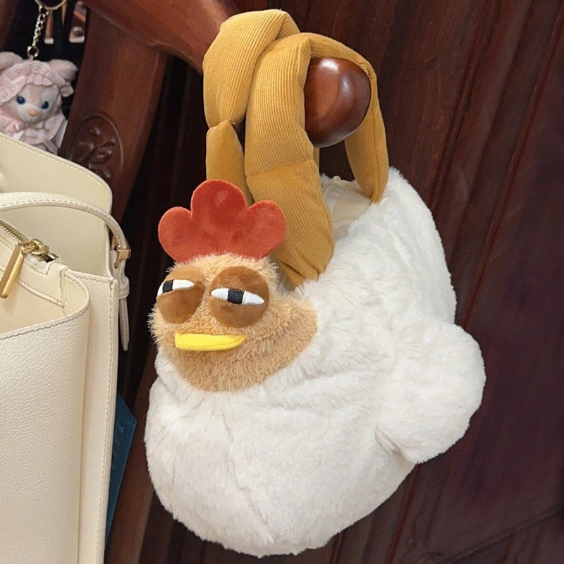 Gugu Chicken the Internet Famous Cartoon Plush Backpack