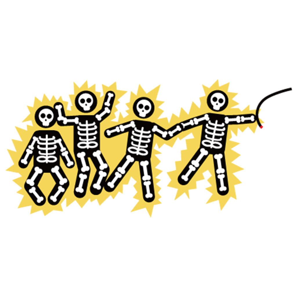 Skull Style Electrical Safety Switch Sticker