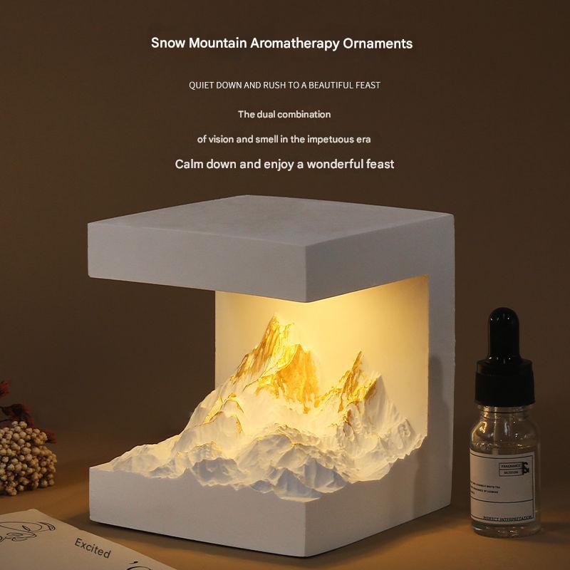Snow Mountain Aromatherapy Ornaments Aromatherapy / Aroma diffuser stone ornaments / Decorative lights. Ideal as high-end and creative gifts for girls on wedding/birthday/graduation/ housewarming/ party