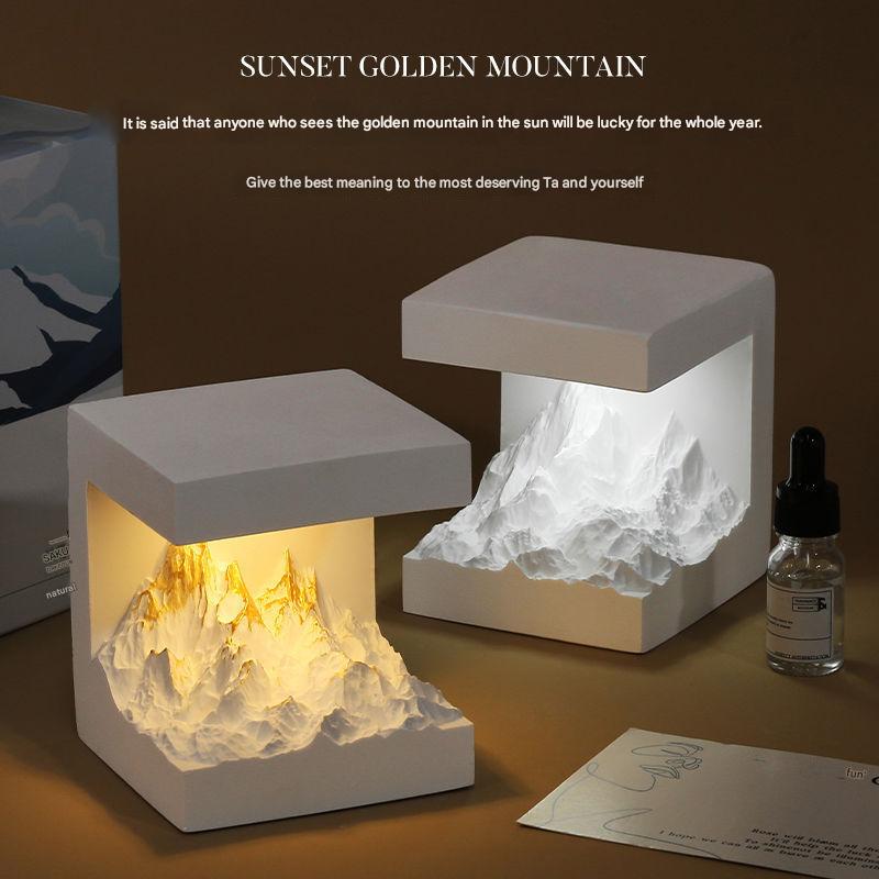 Snow Mountain Aromatherapy Ornaments Aromatherapy / Aroma diffuser stone ornaments / Decorative lights. Ideal as high-end and creative gifts for girls on wedding/birthday/graduation/ housewarming/ party