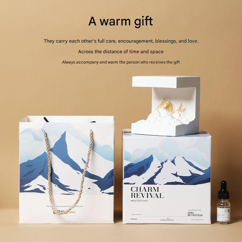 Snow Mountain Aromatherapy Ornaments Aromatherapy / Aroma diffuser stone ornaments / Decorative lights. Ideal as high-end and creative gifts for girls on wedding/birthday/graduation/ housewarming/ party