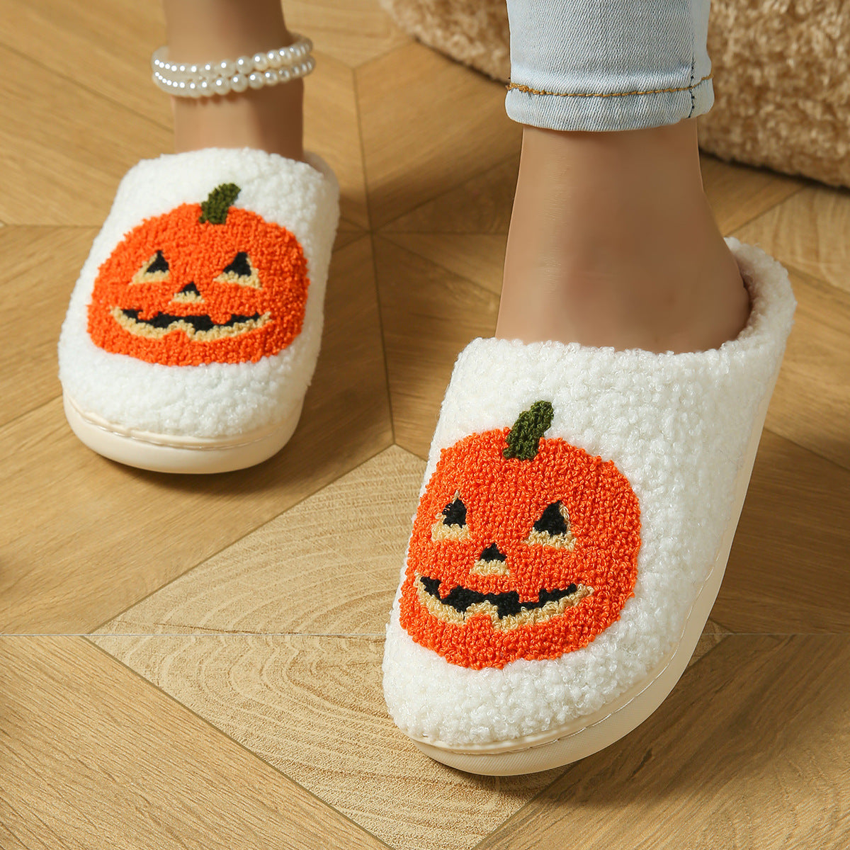 cartoon-themed house slippers